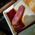 浅草 牛かつ - やっぱりレアで喰います！