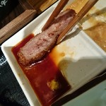 浅草 牛かつ - 焼いたら意味ない…