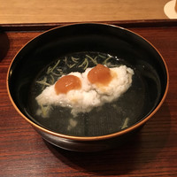 神楽坂 石かわ - お椀 鱧 天草 ジュンサイ 広島 梅肉