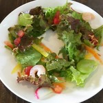 カフェ ラッテ - サラダ