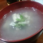 Gorou Hachi - 鯵のお汁。