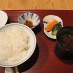 和料理　日和 - 2011年2月ご飯、お味噌汁