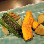 鉄板焼　季流 - 焼き野菜