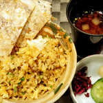 鉄板焼　季流 - 赤出汁のお味噌汁付き