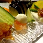 南青山 七鳥目 - 突き出しの野菜盛り