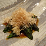 禅紫 - 万願寺唐辛子焼き浸し(600円)