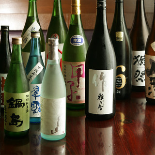 Enjoy local Chiba sake as well as carefully selected sake from all over the country.