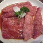 七輪焼肉 炭家 - 和牛カルビ(2017/05/21撮影)