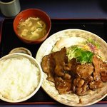 定食や - しょうが焼き定食２０１０年４月