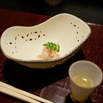 稲穂 - 先付 毛蟹 / 食前酢 蜂蜜梅