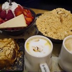 Sulbing - 飲み物左がコグマラテ（サツマイモのラテ）