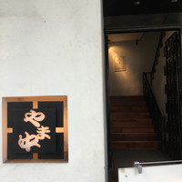 博多もつ鍋 やま中 赤坂店 - 入り口。階段を登って二階にあります