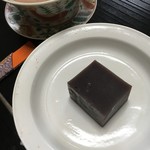 空也 - 「夜の梅」の様な羊羹