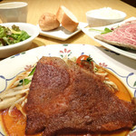シェフ厳選国産牛肉のステーキランチ(100g)