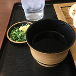 Kasuga Onsen - 薬味は細ねぎと生姜