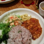 西新井大師　もなかカフェ　まめつばき - カレーランチ