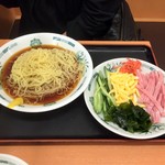 日高屋 - ●黒酢しょうゆ冷し麺￥510（ ’17.05）