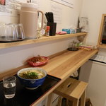 こだわり讃岐製麺所 - 奥の壁際カウンター席