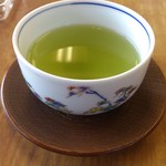 増田の小城羊羹本家 - ・お茶もいただいた