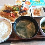 デニーズ - 白身魚の黒酢ソース膳～彩り野菜と共に