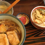 里の坊 - キツネうどんと天丼