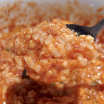 アジトイズム - ピザソバ（800円）＋〆のリゾット（200円）