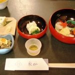 泉仙 - 精進鉄鉢料理の一部