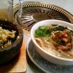 韓国料理マダン - ミニ石焼ビピンパ定食　1,050円