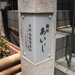 Sushidokoro Miya - 店の看板。