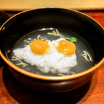 神楽坂 石かわ - 鱧とじゅんさい椀