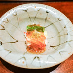 神楽坂 石かわ - 毛蟹とアスパラ