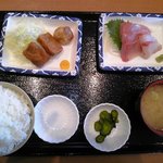 がっつり食堂 - 市場でみつけたお魚定食