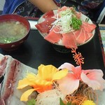 みなと市場 小松鮪専門店 - 「三種赤身丼」