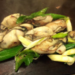 お好み焼き　ほり - ＜2011年2月＞カキの鉄板焼き