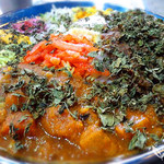 ムジャラ - ２種類のカレーのあいがけ