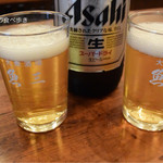 魚三酒場 - 瓶ビール大瓶　５２０円