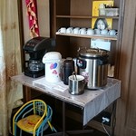 Supaishikingu - スープ、コーヒー、チャイ、ウーロン茶、水