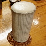 石臼挽き手打 蕎楽亭 - 中生ビール 700円