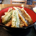 大道美術茶房 - いわな天丼