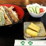 大道美術茶房 - いわな天丼定食