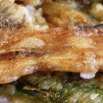 大道美術茶房 - いわなの骨の部分の天ぷら（なかなか美味しい）