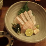 勇魚海 - 「石鯛の刺身」新鮮で歯ごたえがあり、ほんのり甘みがあり美味しかった。