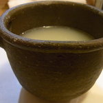 ひろ作 - 蕎麦湯