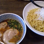 麺 hinata屋 - '11.2.11 辛いつけ麺 1,5玉 温盛
