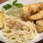 太閤うどん - とり天ぶっかけうどん