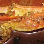 SPICY CURRY 魯珈 - 蟹のアップ