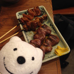 元祖やきとり串八珍 - シロたれ Pork Intestine Tare Sauce Flavor at Ganso Kushi-Hacchin, Hanzomon！♪☆(*^o^*)