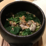 旬菜 おぐら家 - 大山鶏とアスパラの炊き込みご飯