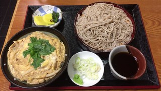 Sobadokoro Tamagawaya - 玉子丼セット（せいろ）