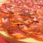 サル イ アモール - イベリコ生ハム・腸詰め盛り合わせ＠2,300円：腸詰め